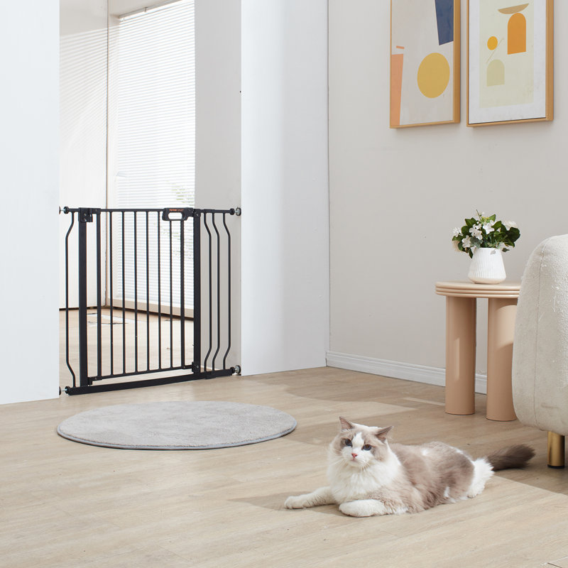 VEVOR Metal Pet Gate & Reviews Wayfair